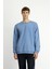Bisiklet Yaka Regular Fit Pamuklu Sweatshirt 4