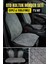 Terletmez Alkantara Ergonomik Ototurco Koltuk Kılıfı-Minderi (7 Parça) - Tam Set-Grı 4