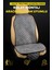 Terletmez Alkantara Ergonomik Ototurco Koltuk Kılıfı-Minderi (7 Parça) - Tam Set-Grı 5