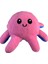 Mod Değiştiren Çift Yüzlü Sevimli Mavi Pembe Peluş Ahtapot Yastık & Uyku Arkadaşı & Oyuncak 25CM 2