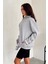 Kadın Oversize Kapüşonlu Sweatshirt – Rahat Kesim & Yumuşak Dokulu 3