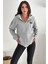 Fermuarlı Kapüşonlu Sweatshirt – “desıgn” Etiketli 3