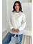 Kadın Gömlek Detaylı Sweatshirt – Katmanlı Tasarım 4