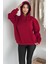 Kadın Oversize Kapüşonlu Sweatshirt – Rahat Kesim & Yumuşak Dokulu 3
