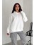 Kadın Oversize Kapüşonlu Sweatshirt – Rahat Kesim & Yumuşak Dokulu 1