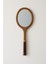Ahşap Duvar Aynası Vintage Tenis Raket 1