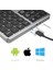 Powermaster PM-26595 MINI Gri bluetooth 5.2 Kablosuz 35 Tuş Klavye Genişletme Sayı Bloğu 3