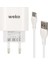 Weko WK-21442 Pdu Qc 3.0 Amper Telefon Şarj Başlık Adaptörü + Type-C Kablo 2