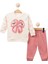 Papatyalı Fiyonk Detaylı Kız Bebek Takım 1