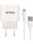 Weko WK-21441 Pdu Qc 3.0 Amper Telefon Şarj Adaptörü + Micro USB Kablo 2