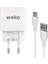 Weko WK-21435 M7 2.1 Amper Telefon Şarj Adaptörü + Type-C Kablo 2