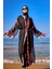Siyah Kimono – Tesettür Plaj Kimonosu | Fonksiyonel, Hafif ve Tam Boy Tasarım P2514 1