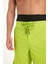 Neon Yeşili Erkek Yüzme Şortu - Iç Taytlı, UPF50+ Korumalı S2505-4 8