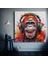 Graffiti Kanvas Baskısı; Büyük Pop Art Duvar Sanatı; Maymun Kanvası; Graffiti Baskı; Pop Art Resim B 2