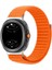 Samsung Galaxy Watch 8 40MM 44MM 46MM Classic Hasır Örgü Esnek Naylon Cırtlı Spor Kordon Loop Kayış 3