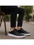 Erkek Siyah Beyaz Tabanlı Bağcıklı Sneaker Spor Ayakkabı 3
