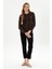 Kadın Koyu Kahverengi Hırka (Triko) 50307737-VR084 4