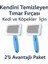 2'li Kedi Köpek Tüy Temizleme Fırçası – Otomatik Kendini Temizleyen Tımar Tarağı 1