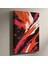 Soyut Kırmızı Akrilik Tablo 1