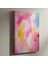 Soyut Pembe Tonları Akrilik Tablo 1