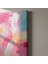 Soyut Pembe Tonları Akrilik Tablo 5