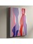 Soyut Pembe Tonları Akrilik Tablo 1