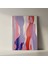 Soyut Pembe Tonları Akrilik Tablo 2