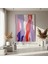 Soyut Pembe Tonları Akrilik Tablo 4
