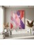 Soyut Pembe Tonları Duvar Tablosu 4