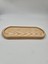 Ahşap Dekoratif Oval Sunum Tepsi 24 cm x 11 cm 2