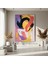 Soyut Pembe Tonları Modern Sanat Tablosu 4