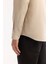 Erkek Bej Düğmeli Yaka Soft Touch Regular Fit Gömlek A52Y2061 14