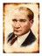 Mustafa Kemal Atatürk Tasarım Mdf Tablo 50 cm x 70 cm 1