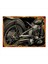 Motosiklet Dekoratif Ahşap Tablo 50 cm x 70 cm 1