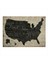 Amerika Haritası Hediyelik Mdf Tablo 50 cm x 70 cm 1
