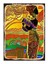 Afrika Temalı Hediyelik Ahşap Tablo 50 cm x 70 cm 1