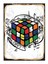 Rubik Küp Mdf Tablo 50 cm x 70 cm 1