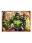 Hulk ve Örümcek Adam Tasarım Ahşap Tablo 35 cm x 50 cm 1