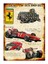 Ferrari Formula 1 Desenli Ahşap Tablo 35 cm x 50 cm 1
