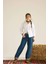 Kız Çocuk Baggy Fit Geniş Paça Jean Pantolon F7166A825AU 1