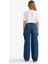 Kız Çocuk Baggy Fit Geniş Paça Jean Pantolon F7166A825AU 9