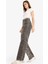 Straight Fit Yüksek Bel Leopar Desenli Uzun Boy Gabardin Pantolon D1229AX25AU 3