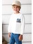Erkek Bebek 2'li Takım Baskılı Sweatshirt Kargo Cepli Pantolon F1587A525AU 2
