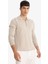 Standart Fit Polo Yaka Yarım Fermuarlı Premium Triko Kazak D0621AX25AU 4