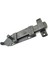 Antika Tarz Dekoratif Pirinç Yassı Kapı Sürgüsü - 35X145 Mm, Oksit 1