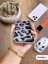 iPhone x Uyumlu Lüks Leopar Desenli Silikon Telefon Kılıfı 3