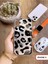 iPhone x Uyumlu Lüks Leopar Desenli Silikon Telefon Kılıfı 5