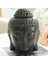 Siyah Stil Seramik Buddha Başı Aromaterapi Koku Lambası Esansiyel Difüzörü Hint Tibet Kokulu Tütsü Tepsi Işıklık Tutucular (Yurt Dışından) 1