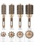 Profesyonel 4pcs Yuvarlak Saç Fırçası Kuaförlük Curling Saç Fırçaları Fön Kurutma Salon Şekillendirme Araçları Için Seramik Varil Tarakrenk: 45MM (Yurt Dışından) 3