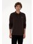 Erkek Koyu Kahverengi Sweatshirt 50313772-VR084 1